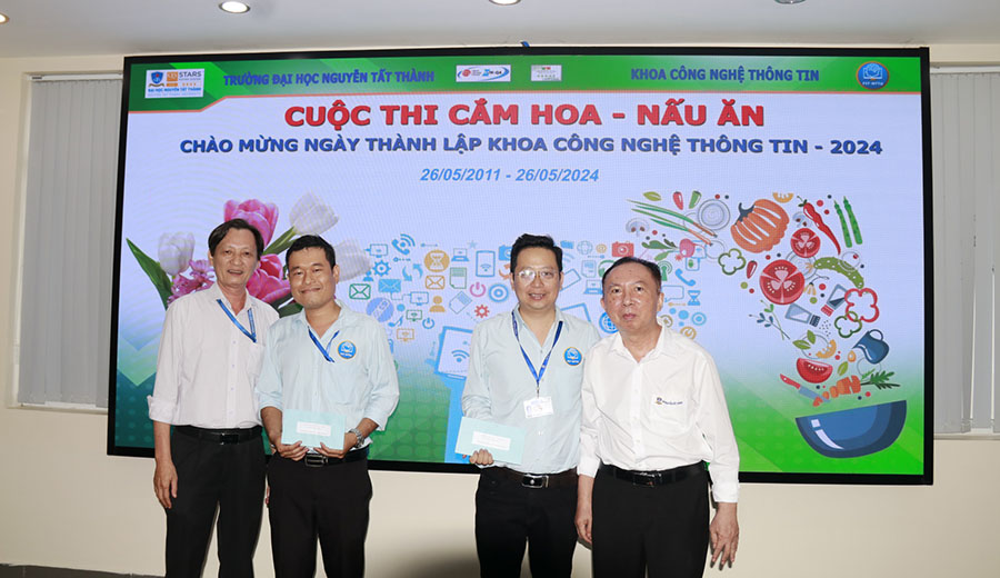 Cuộc thi "Cắm hoa- Nấu ăn" chào mừng Ngày thành lập Khoa CNTT - NTTU (5/2011- 5/2024)